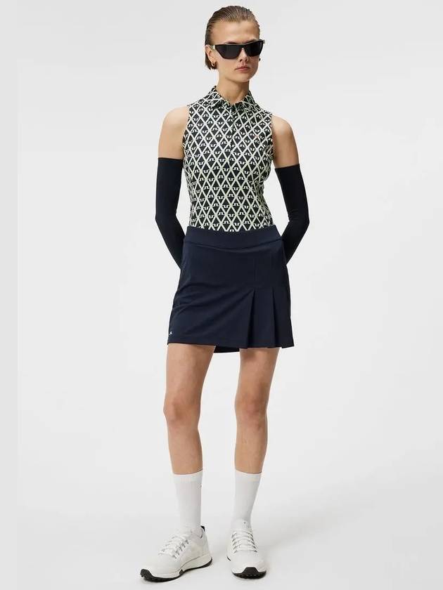 Thea Pleated Mini Skirt Navy - J.LINDEBERG - BALAAN 4