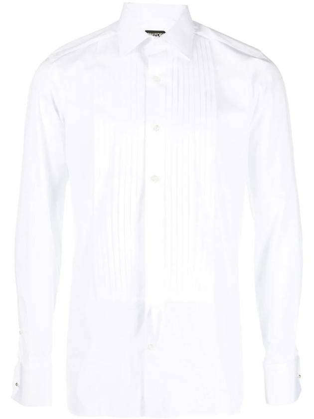 Tom Ford Shirt With Pleats - TOM FORD - BALAAN 1