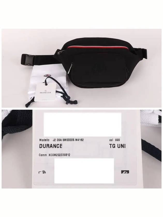 5M00005 M4162 999 Durance Belt Cross Bag - MONCLER - BALAAN 6