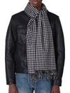 Harry Wool Check Muffle Black - A.P.C. - BALAAN 4