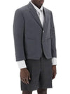 4 Bar Stripe Wool Jacket Dark Jacket - THOM BROWNE - BALAAN 5