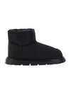 triangle logo re-nylon winter boots black - PRADA - BALAAN 1