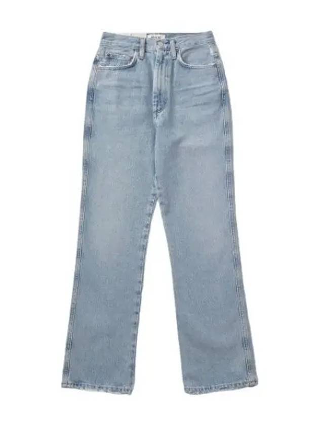 A Goldie pinch waist kick flare denim pants blue jeans - AGOLDE - BALAAN 1