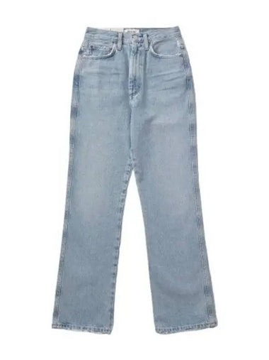 A Goldie pinch waist kick flare denim pants blue jeans - AGOLDE - BALAAN 1