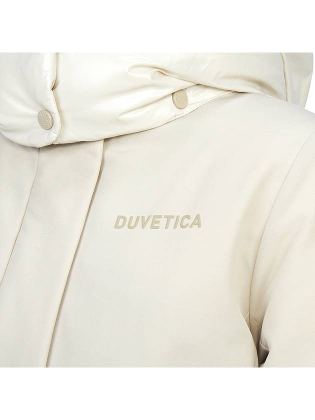 Exclusive special price limited to 30 pieces Cortina goose down women s long padded jumper VDDJ12546K0001 IVD - DUVETICA - BALAAN 8