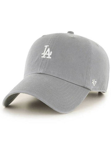 MLB hat LA Dodgers small logo ball cap baseball gray - 47BRAND - BALAAN 1