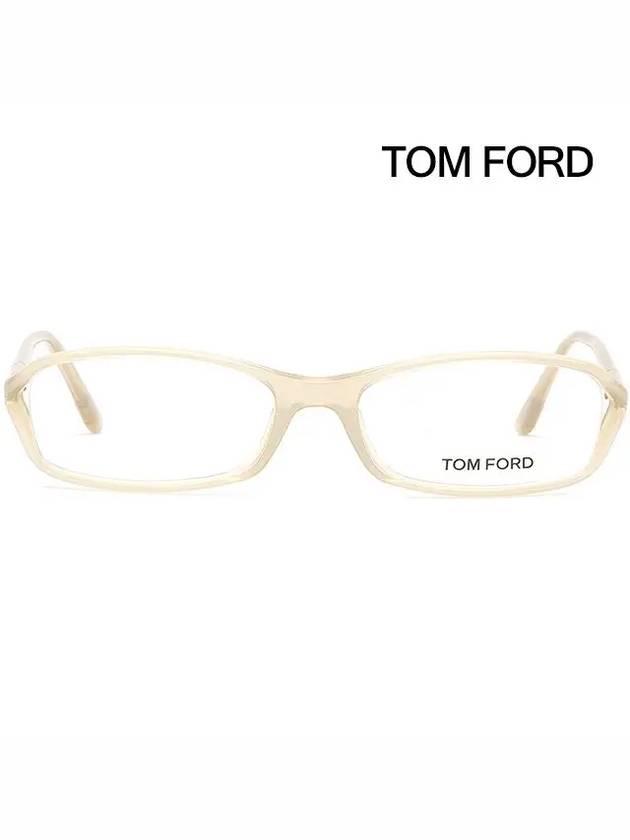 Eyewear Horn-Rim Acetate Eyeglasses Beige - TOM FORD - BALAAN 4