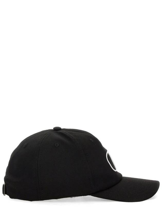 V Logo Ball Cap Black - VALENTINO - BALAAN 3