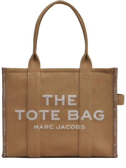 Logo Jacquard Large Tote Bag Brown - MARC JACOBS - BALAAN 2