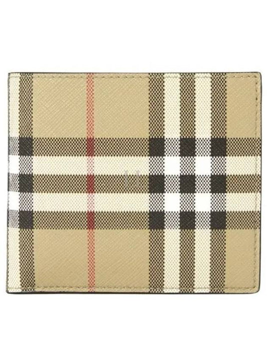 Vintage Check Logo Bifold Wallet Archive Beige - BURBERRY - BALAAN 2