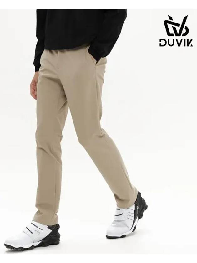 spandex white brushed in-banding golf pants DD3MPT351BK - DUVIK - BALAAN 4