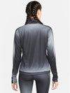 Dri Fit Swoosh Print Half Zip Running Long Sleeve T-shirt Black - NIKE - BALAAN 3