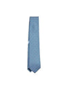 Gancini Print Silk Tie Blue - SALVATORE FERRAGAMO - BALAAN 2