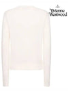 ORB Embroid Logo Knit Top Cream - VIVIENNE WESTWOOD - BALAAN 4