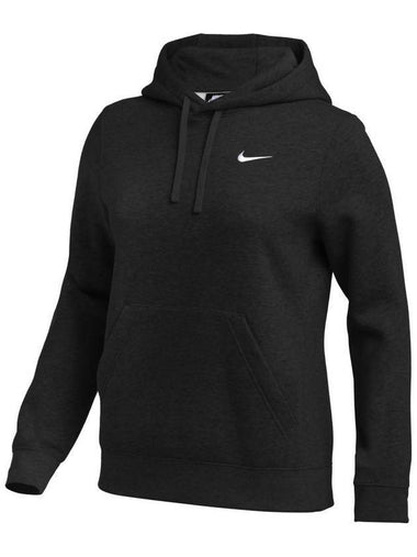 Logo Team Club Pullover Hoodie Black - NIKE - BALAAN 1