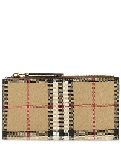 Check Bifold Wallet Beige - BURBERRY - BALAAN 2