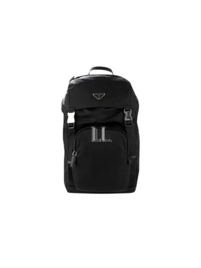 Re-Nylon Saffiano Leather Backpack Black - PRADA - BALAAN 2