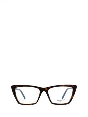 SL 737 Cat Eye Havana Glasses - SAINT LAURENT - BALAAN 1