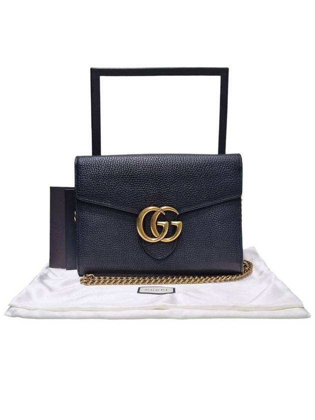 Women s 401232 GG Marmont Black WOC Chain Cross Bag - GUCCI - BALAAN 9