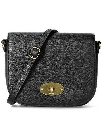 Darley Satchel Classic Grain Small Cross Bag Black - MULBERRY - BALAAN 2