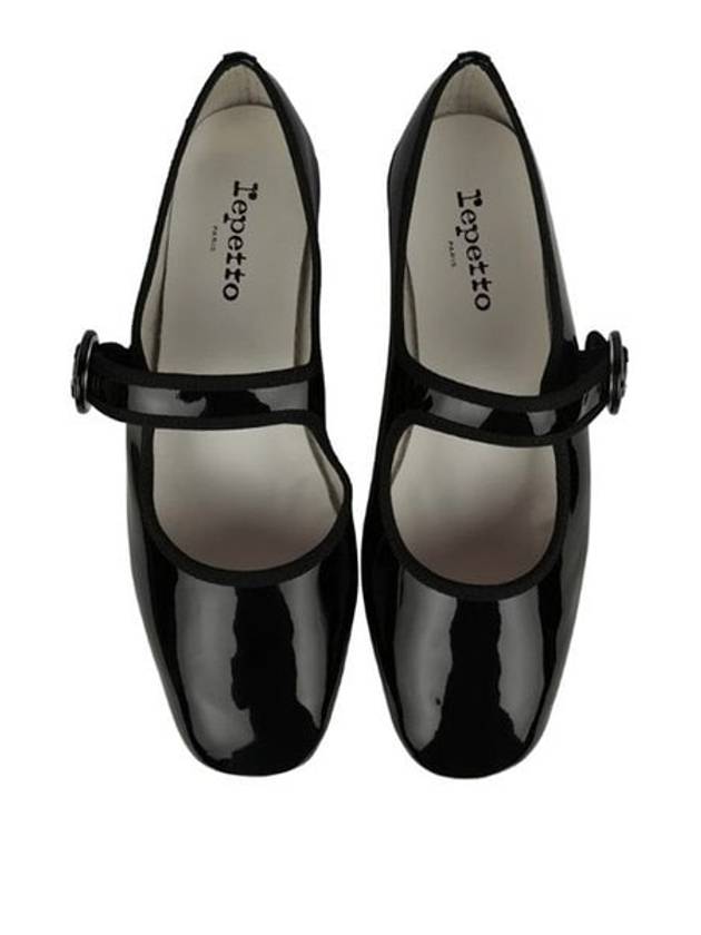 Women's Georgia Mary Jane Flat Shoes Black - REPETTO - BALAAN 2