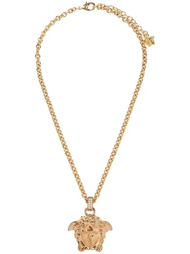 Medusa Pendant Necklace Gold - VERSACE - BALAAN 3