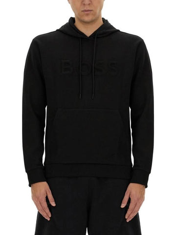 SWEATSHIRT WITH LOGO - HUGO BOSS - BALAAN 1