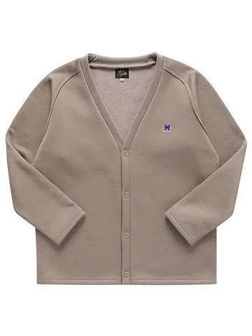 LQ249 0130 V Neck Cardigan PE C Lined Fleece Khaki Men s 1140098 - NEEDLES - BALAAN 1