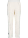 Black Star Road Track Pants White - GOLDEN GOOSE - BALAAN.