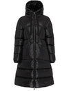 Selenga Logo Patch Long Down Padding Black - MONCLER - BALAAN 1