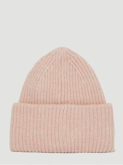 Front Logo Face Patch Round Crown Beanie Hat FA UX HATS000063 C40135 - ACNE STUDIOS - BALAAN 2