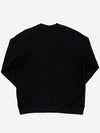 Micro Logo Print Cotton Sweatshirt Black - MSGM - BALAAN 5