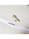 CC Logo Earrings Vintage Gold Black ABC944 - CHANEL - BALAAN 8