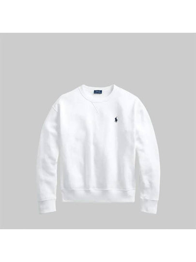 Embroidered Logo Pony Sweatshirt White - POLO RALPH LAUREN - BALAAN 2