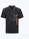 Men's Rescue Zwart Polo Shirt Black - PARAJUMPERS - BALAAN 2