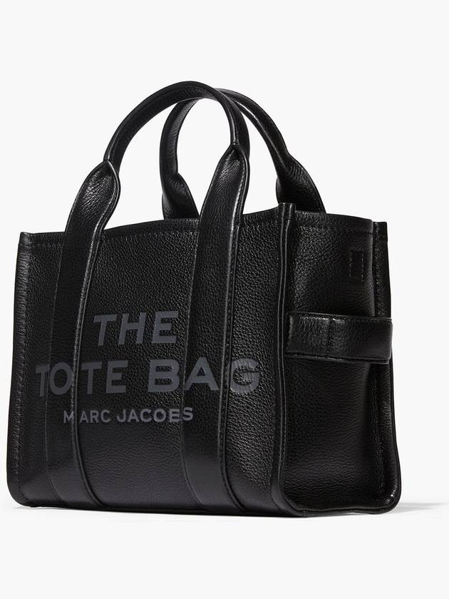 Small Leather Tote Bag Black - MARC JACOBS - BALAAN 4