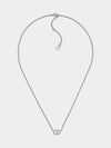 Claire D Rune White Crystal Necklace Silver - DIOR - BALAAN 2