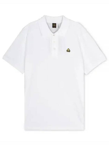 Men s Gold Logo White Collar M12MT712G 160 1156253 - MOOSE KNUCKLES - BALAAN 1