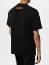 Embroidered Signature Cotton Short Sleeve T-Shirt Black - LOUIS VUITTON - BALAAN 5