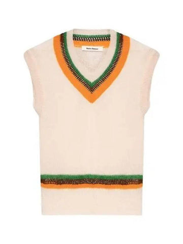 US22KN11 KN03 949 Saint Knit Vest - WALES BONNER - BALAAN 1