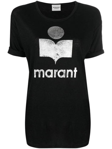 MARANT ETOILE T-shirts and Polos Black - ISABEL MARANT - BALAAN 1