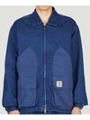 Carhartt Alma Zipper Fastening Classic Collar Denim Jacket - CARHARTT WIP - BALAAN 1