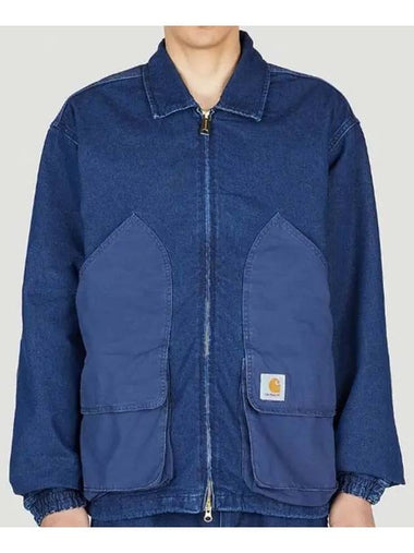 Carhartt Alma Zipper Fastening Classic Collar Denim Jacket I031930 0106 03 - CARHARTT WIP - BALAAN 1