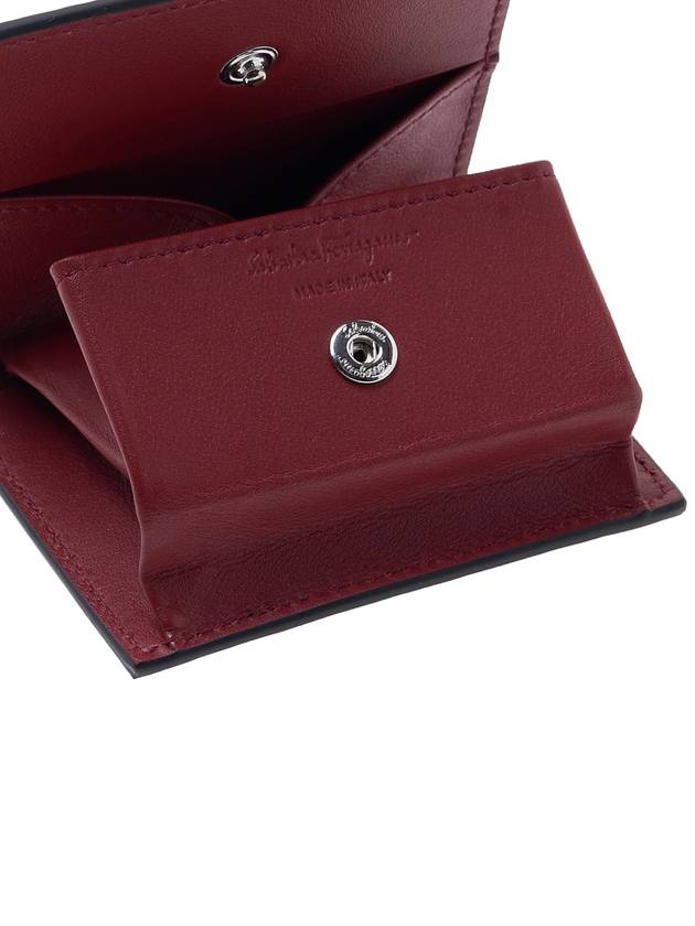 Gancini Logo Coin Wallet Black - SALVATORE FERRAGAMO - BALAAN 8