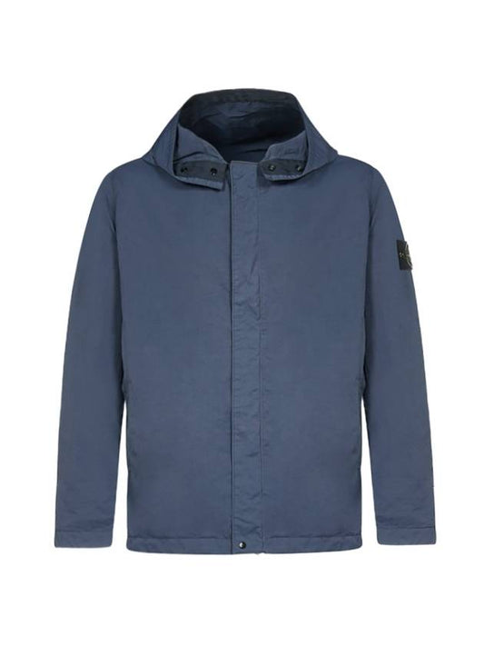 Wappen Patch Nylon Batavia Zip Up Jacket Dark Blue - STONE ISLAND - BALAAN 2