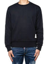 Center Back Stripe Crewneck Sweatshirt Navy - THOM BROWNE - BALAAN 3