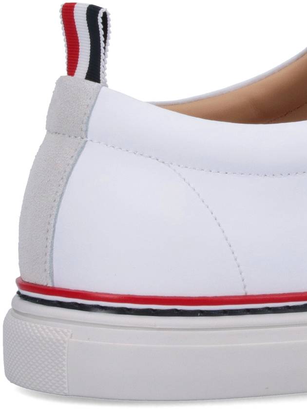 RWB Cupsole Rubber Calfskin Trainer Sneakers White - THOM BROWNE - BALAAN 5