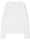 Soft round neck long sleeve t shirt white - LESEIZIEME - BALAAN 2