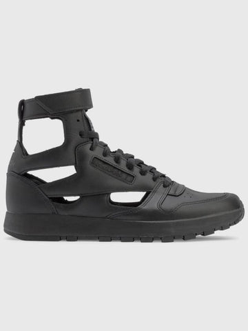 Reebok x Maison Margiela Men's Black Tabi Leather High Sneakers GX5041 - MAISON MARGIELA - BALAAN 1