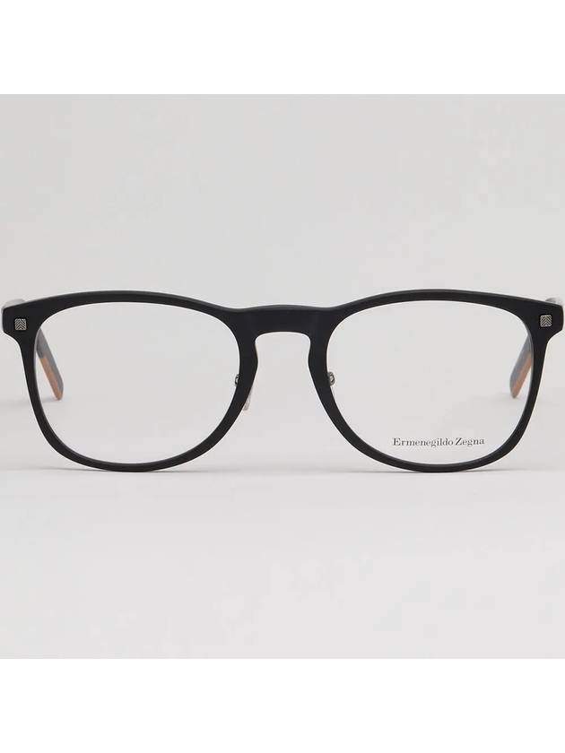 Zegna Glasses Frame EZ5194 001 Light Men’s Women’s Horned Frame - ERMENEGILDO ZEGNA - BALAAN 3